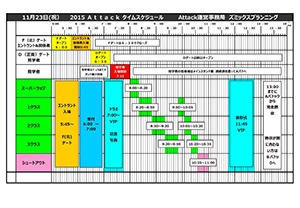 タイムスケジュール